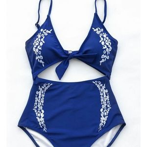 Cupshe blue onepiece NWT